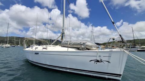 Dufour Yachts 385 Grand' Large : At anchor in Martinique