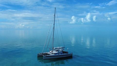 Swiss cat yachts S2C-55 : At anchor in Caribbean