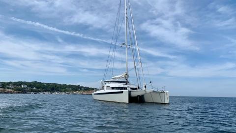 Swiss cat yachts S2C-55 : At anchor in Caribbean