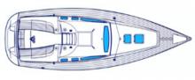 Feeling 36 DI : Deck layout