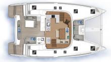 Lagoon 46  : Deck layout