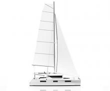 Lagoon 46  : Sails plan