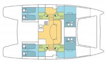 Catana 47: Boat layout