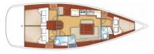 Oceanis 40 : Boat Layout