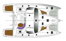 Privilege 495 : Deck layout