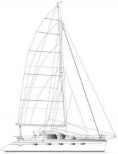 Privilege 495 : Sails plan 