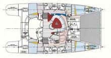 Bahia 46 : Boat layout