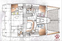 Leopard 38 : Boat layout