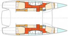 Salina 48 : Boat layout