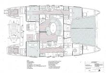 Catana 471 owner version : Boat layout