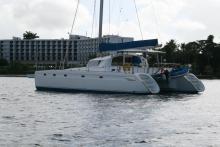 Au mouillage en Martinique - Fountaine Pajot Venezia 42, Used (1998) - Martinique (Ref 200)