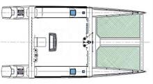 Taïti 75 : Deck layout