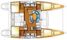 Lagoon 410 S2: Boat layout