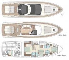 Riva 68 Ego Super : Boat layout