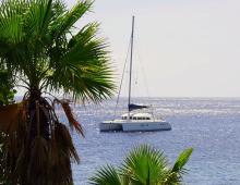 Lagoon 380 S2 : At anchor in Caribbean