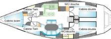 Feeling 486 : Cabins layout