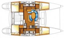 Lagoon 410: Boat layout