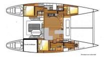 Lagoon 570 : Boat layout