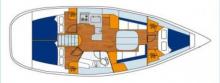 Oceanis 373 : Boat layout