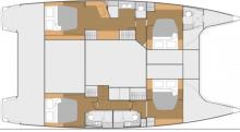 Saba 50 Maestro : Cabins layout