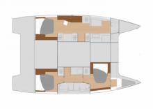 Saona 47 Maestro : Cabin layout