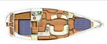 Sun Odyssey 40.3 : Cabins layout