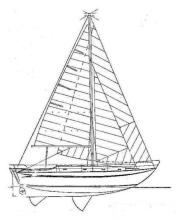 Trismus 37 : Sail plan