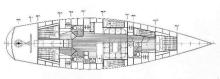 Vallicelli 65 : Boat layout