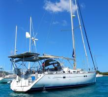 Bénéteau Oceanis 473 : At anchor in The Caribbean