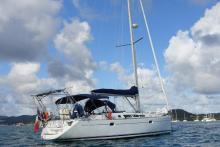 Jeanneau Sun Odyssey 45 : At anchor in Martinique