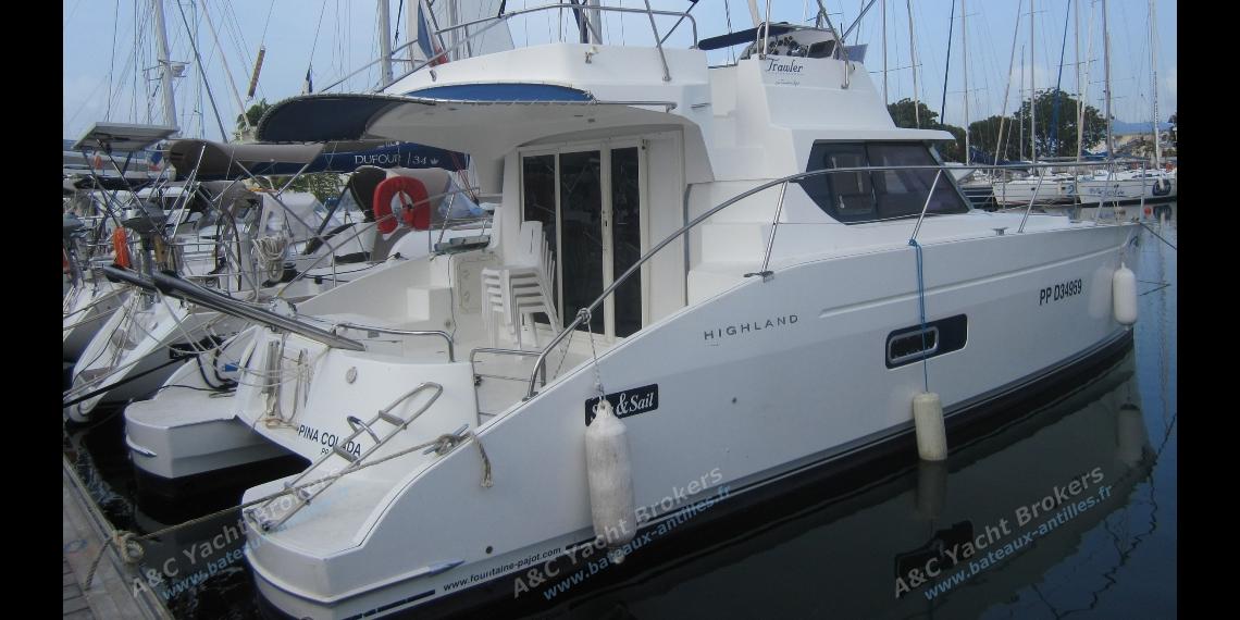 fountaine pajot 35' highland power catamaran